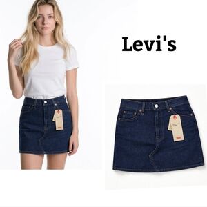 Levi's Deconstructed Denim Blue Jean Skirt, Waist Size 25